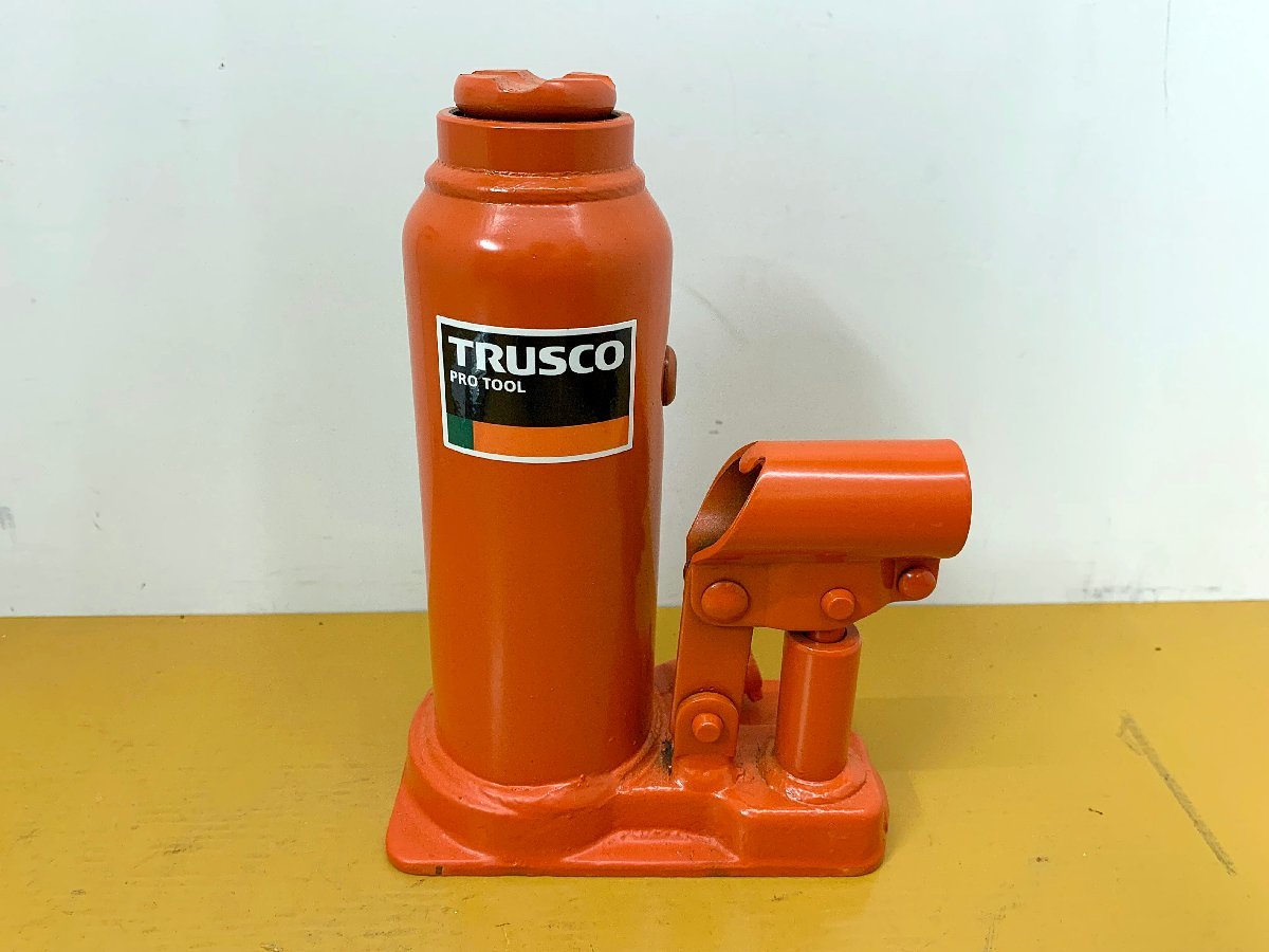 ★未使用★TRUSCO トラスコ 油圧ジャッキ TOJ-4 揚程115mm 質量4.0kg 横向き使用可 ダルマジャッキ 機械・建築・土木・自動車など)倉b_画像2