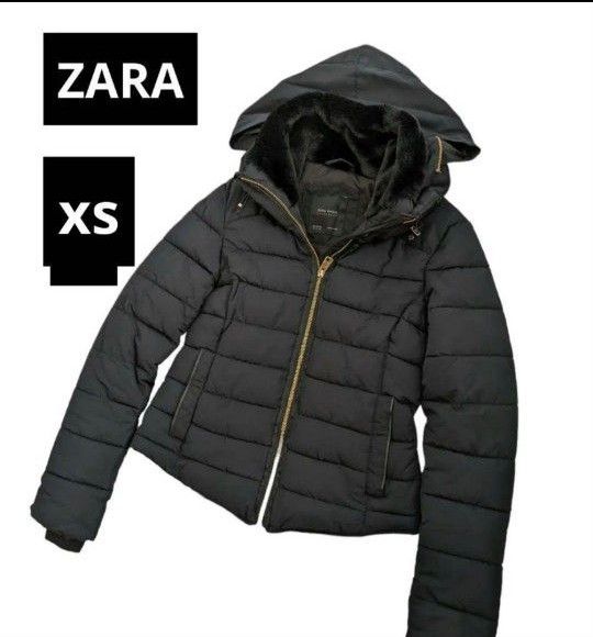 ZARA ダウンジャケット ブラック Yahoo!フリマ(旧)-