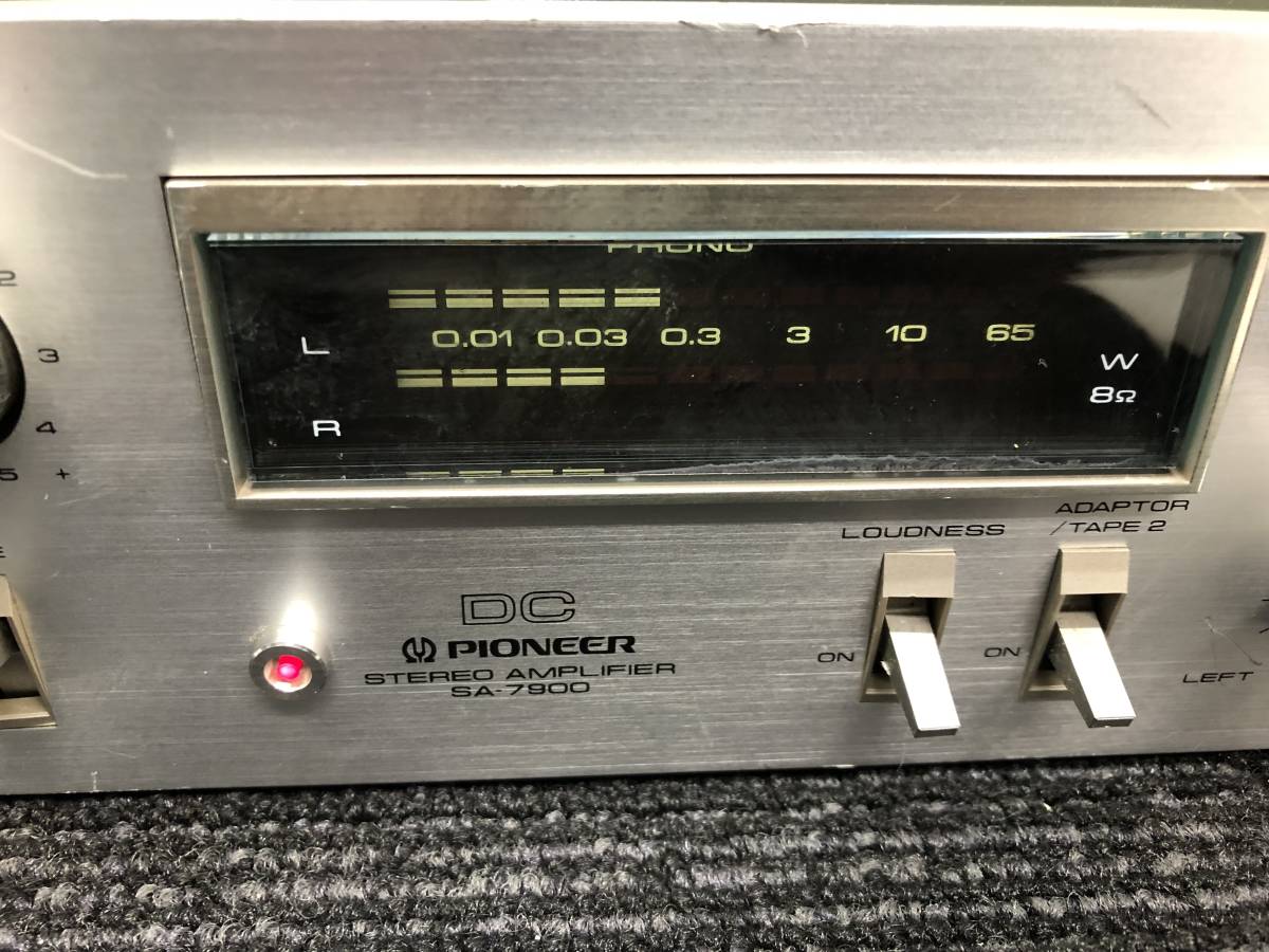 PIONEER SA-7900 パイオニア　ステレオ　プリメイアンプ　音出し確認済み　ジャンク　写真追加あり_画像6