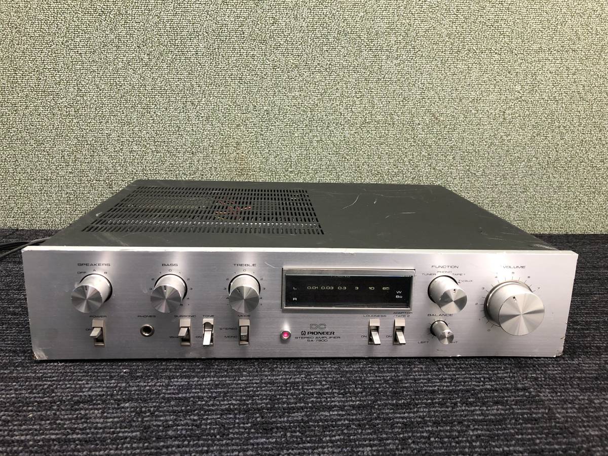 PIONEER SA-7900 パイオニア　ステレオ　プリメイアンプ　音出し確認済み　ジャンク　写真追加あり_画像1