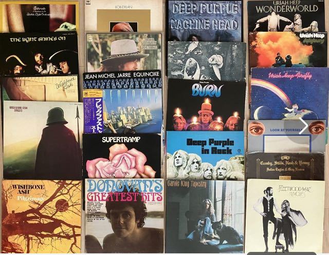 洋楽 22枚レコード Rock ロック　ハードロック Deep Purple, ELO Donovan, Supertramp, Wishbone Ash_画像1