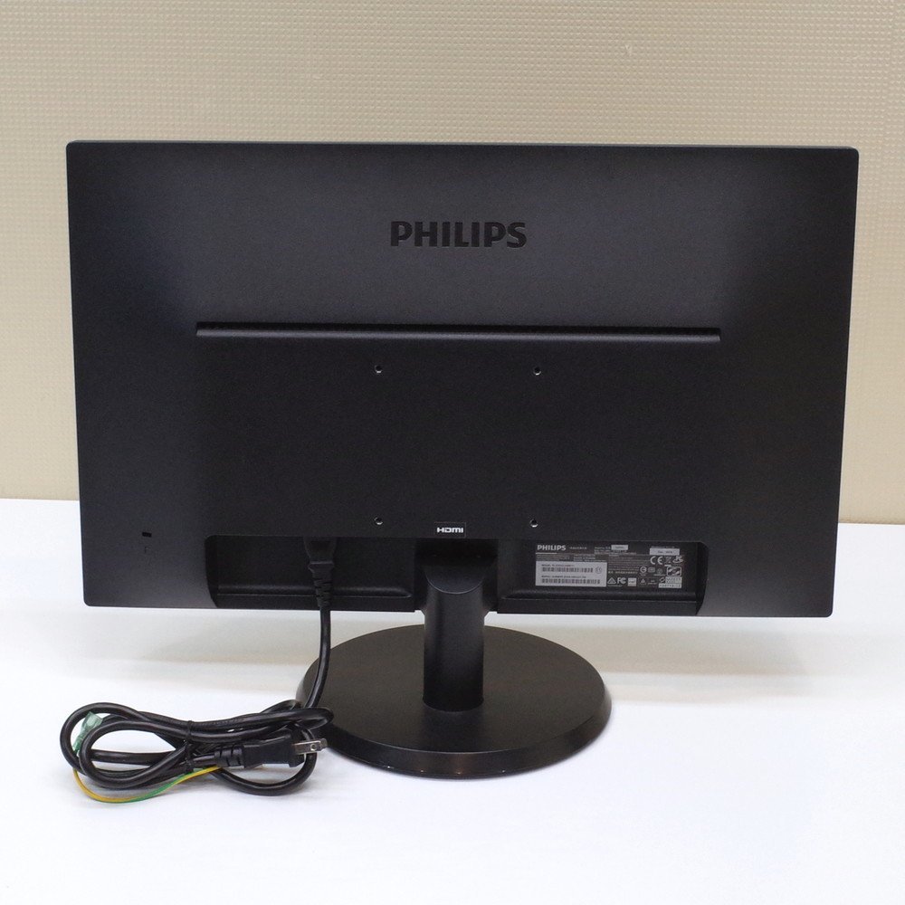 PHILIPS フィリップス 223V5LHSB/11 モニター 21.5インチ 液晶ディスプレイ TFT フルHD 非光沢 PC 業務用 OA機器 KK11703 中古オフィス家電_画像6