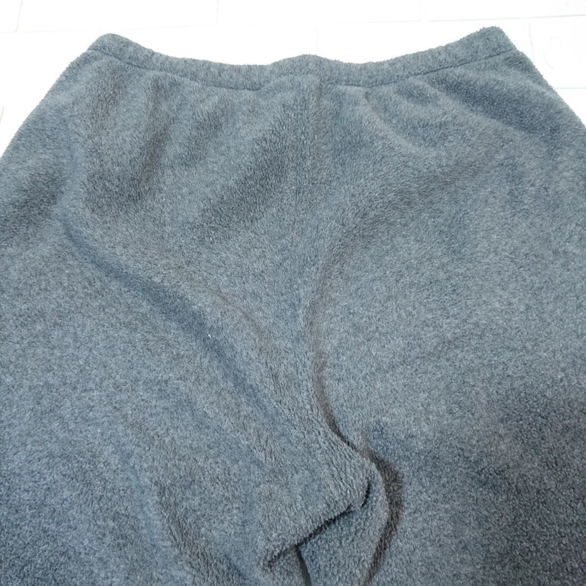 【USA製】90s Vintage LANDS' END ヴィンテージ ランズエンド POLARTEC ポーラテック フリース パンツ Lサイズ グレー fleece pants_画像5