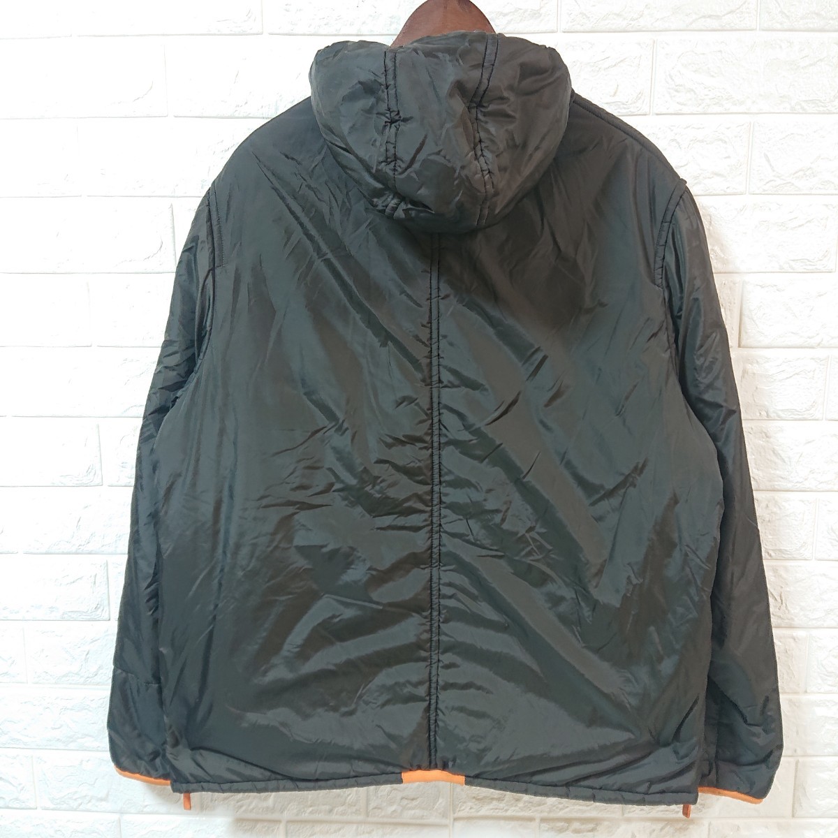 【イタリア製】90s JIGSAW MENSWEAR LONDON 英国 ジグソー 中綿 アノラック パーカー ジャケット Mサイズ カーキ insulation anorak jacket_画像3
