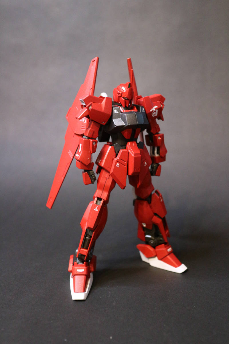 1/144 HGUC REVIVE 百式（レッドカラーver） 塗装改造完成品_画像3