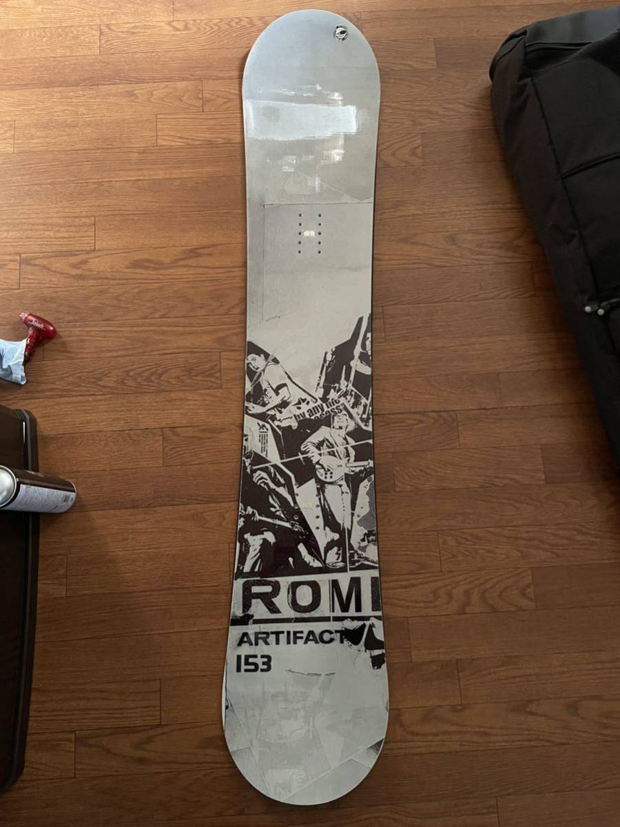 美品 ◇メンテ済 スノボ ROME ARTIFACT 153cm スノーボード ローム