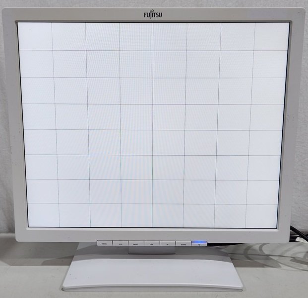 [ used ] Fujitsu liquid crystal square monitor VL-E19-72 19inch SXGA 1280×1024 IPS blue light reduction VGA/DVI-D 2018 year made 2 pcs display verification only (1)