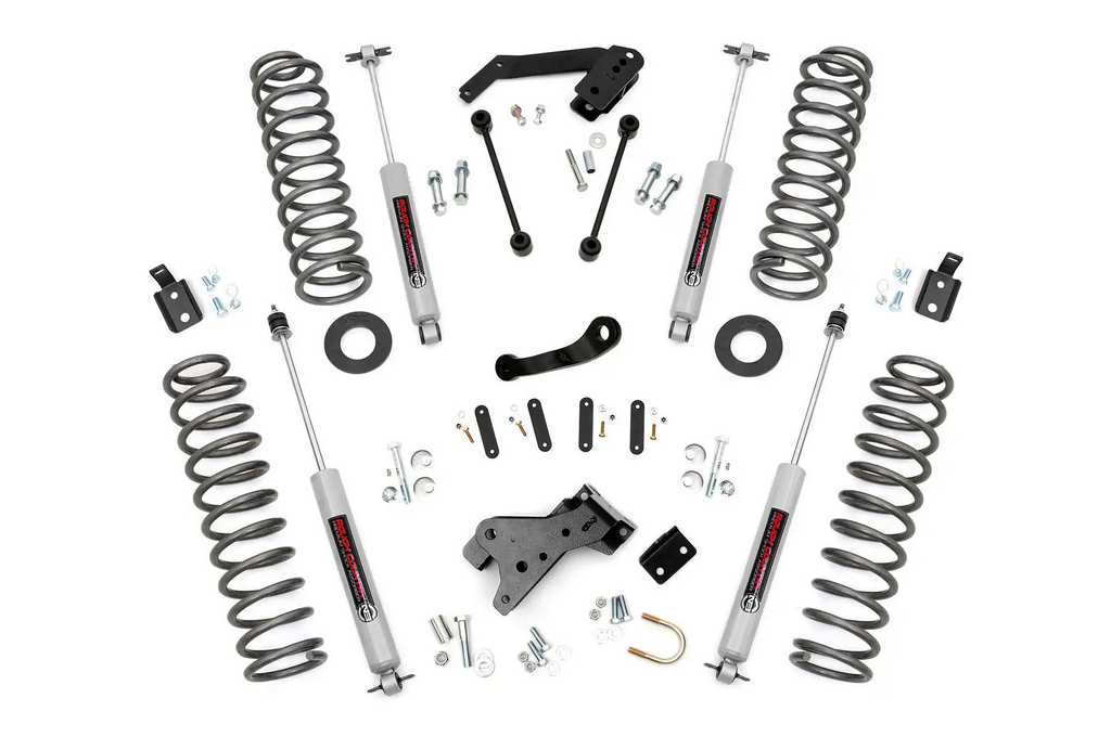 [ROUGH COUNTRY rough Country ]4 -inch lift up kit / suspension kit premium N3 shock attaching Jeep Wrangler Jeep Wrangler JK/68130