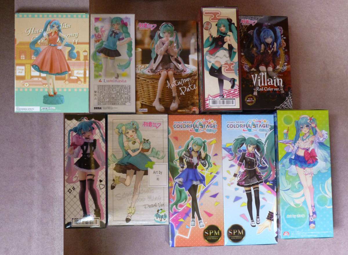 【送料無料 新品 10体セット】HATSUNE MIKU WORLD JOURNEY vol.1/初音ミク フィギュア Costumes チャイナドレス ver. 未開封品_画像2