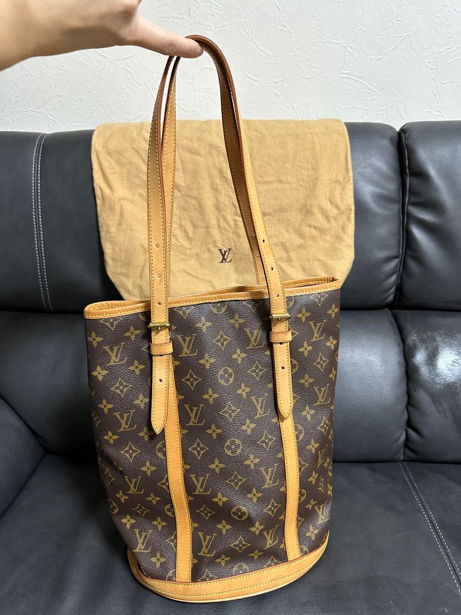 ルイヴィトン LOUISVUITTON GM バケット バケツ 型 モノグラム　美品　