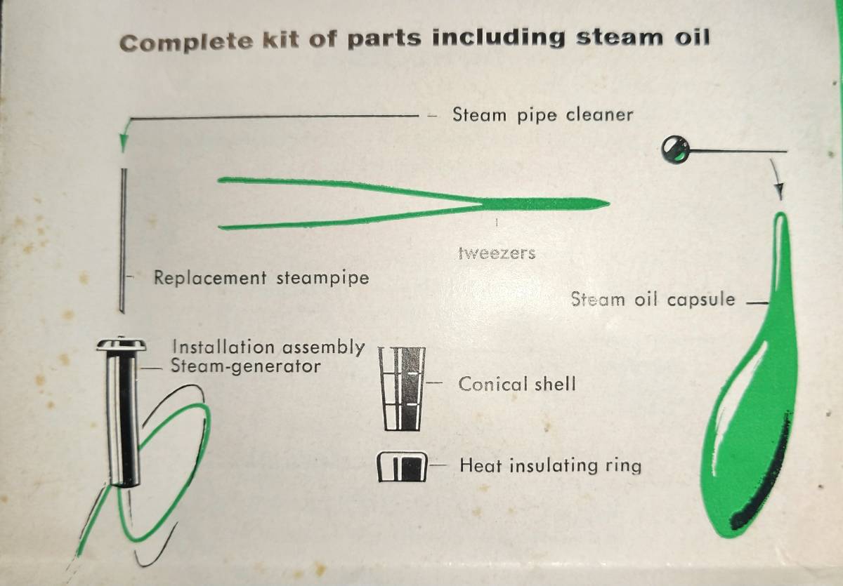 STEAM GENERATOR　蒸気機関車等の発煙器　ドイツ製　HOゲージ_画像5