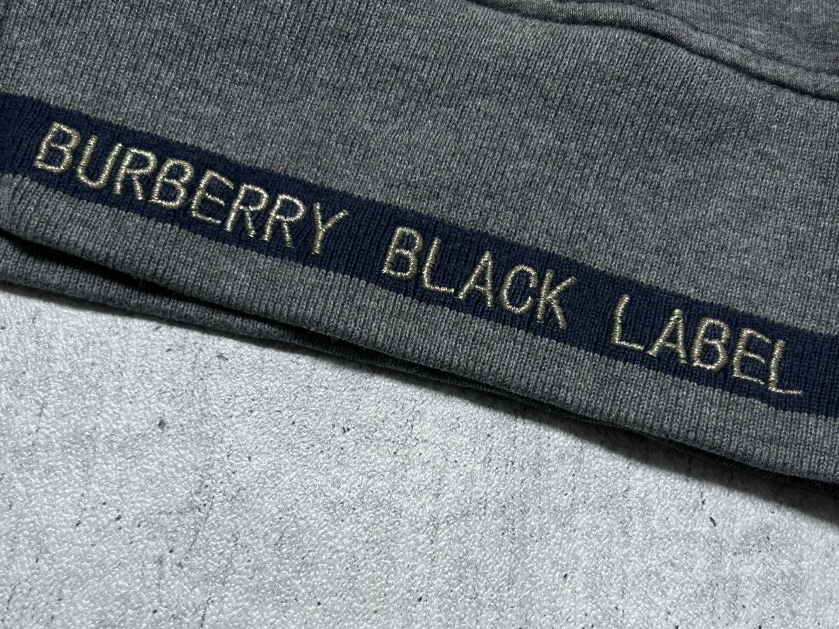 バーバリー ブラックレーベル ストレッチ フーディー スウェット 三陽商会　　正規品 ジップパーカー BURBERRY BLACK LABEL 玉8496_画像7