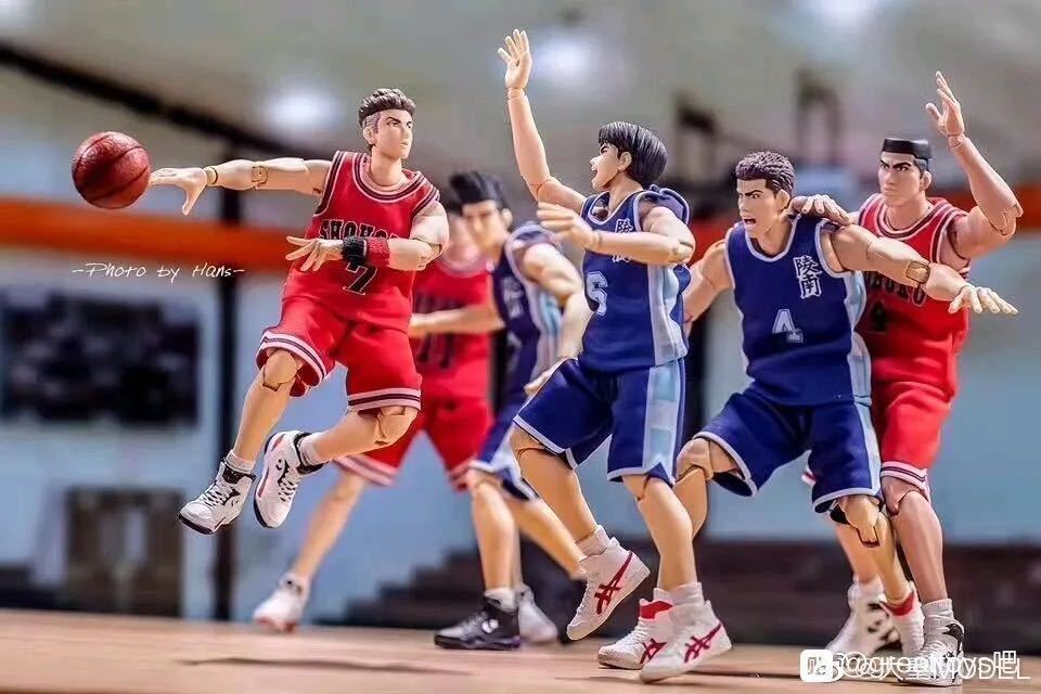 【即納】スラムダンク 1/10 可動フィギュア 宮城リョータ湘北高校 赤ユニフォーム 7号SLAMDUNK ACTION FIGURE非s.h.figuarts figma _画像10