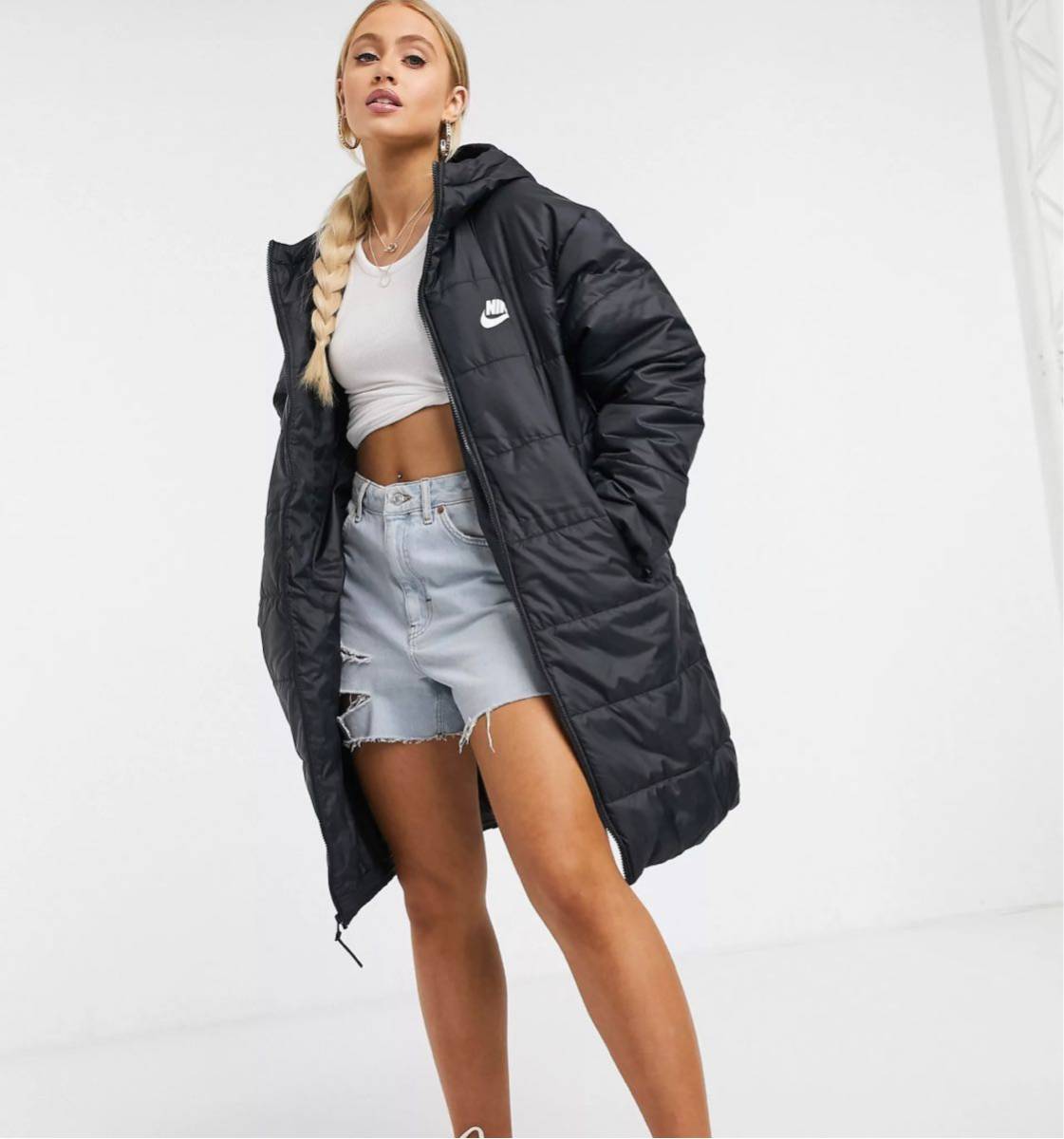 S 新品 NIKE ナイキ レディース ベンチコート 中綿コート 中綿 S 新品 NIKE ナイキ レディース ベンチコート 中綿コート 中綿