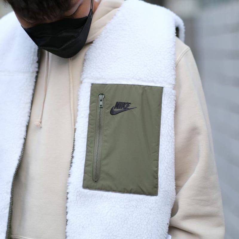 L】新品 NIKE ナイキ クラブ + リバーシブル ウィンター ベスト