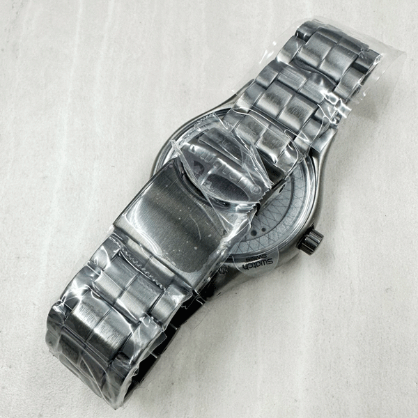 【未使用・展示処分品】　swatch/スウォッチ　腕時計　SISTEM51 IRONY　SISTEM BRUSHED　YIM400G　自動巻　42mm　スイス製_画像4