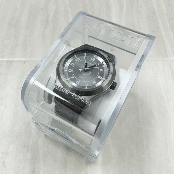 【未使用・展示処分品】　swatch/スウォッチ　腕時計　SISTEM51 IRONY　SISTEM BRUSHED　YIM400G　自動巻　42mm　スイス製_画像7