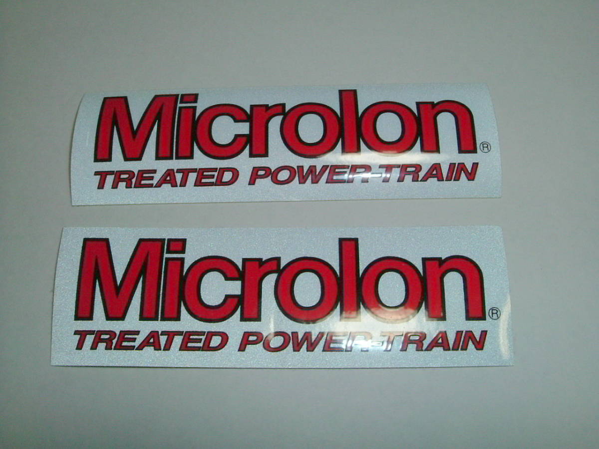 2枚セット Microlon(マイクロロン) ステッカー リフレクタータイプ_画像1