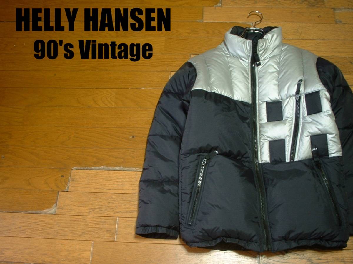 90sビンテージHELLY HANSENダウンジャケットXS(大きめでJPN-M程 90sビンテージHELLY HANSENダウンジャケットXS(大きめでJPN-M程