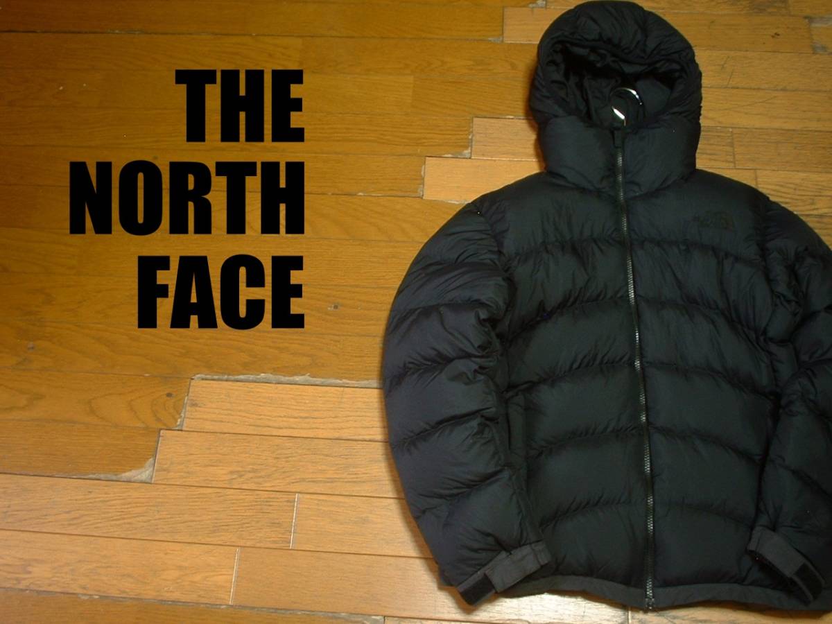 売り切りTHE NORTH FACEアコンカグアフーディ美品Mブラック黒ダウン