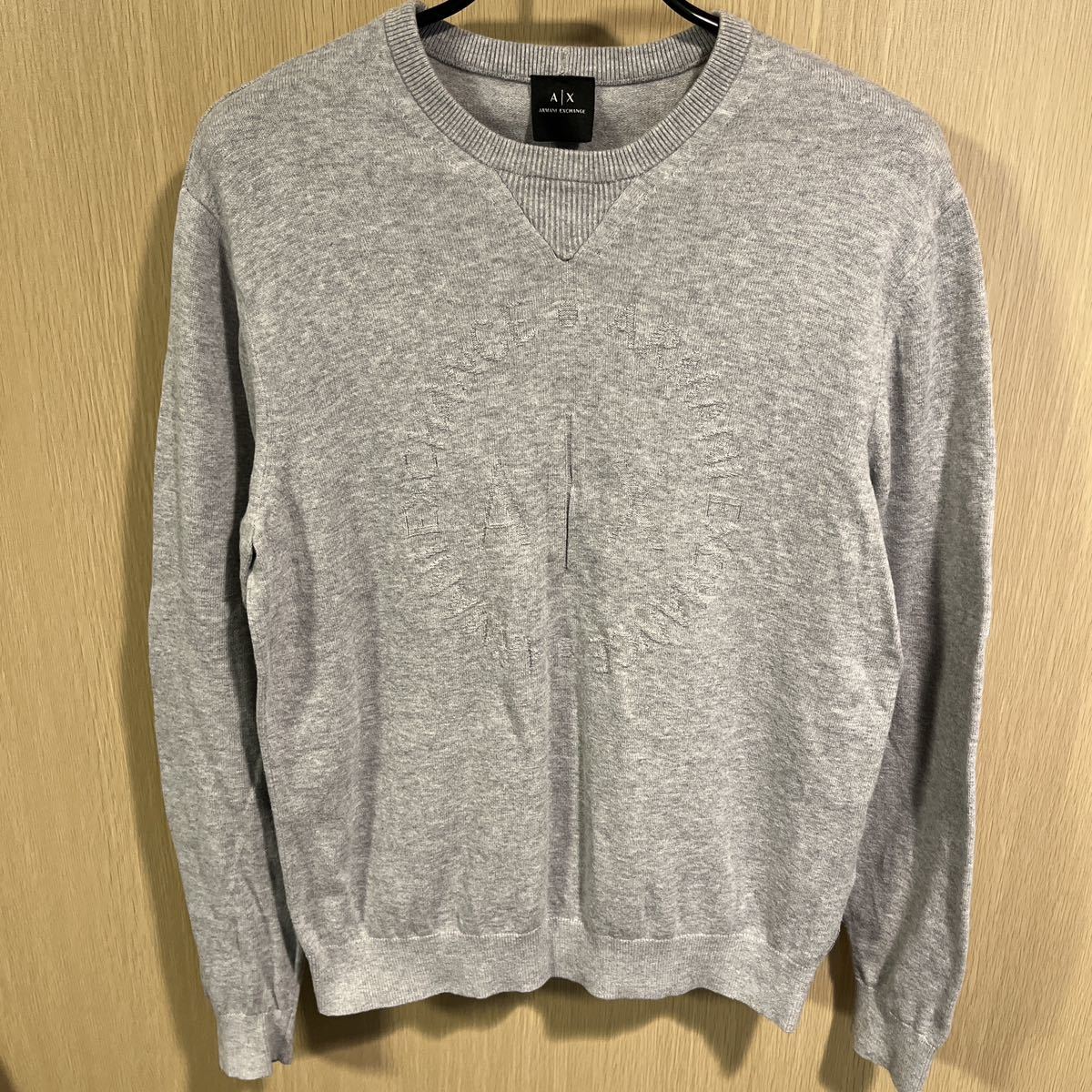 ◆オススメ◆ARMANI EXCHANGEコットンニット　サイズUS XS（日本S）_画像1