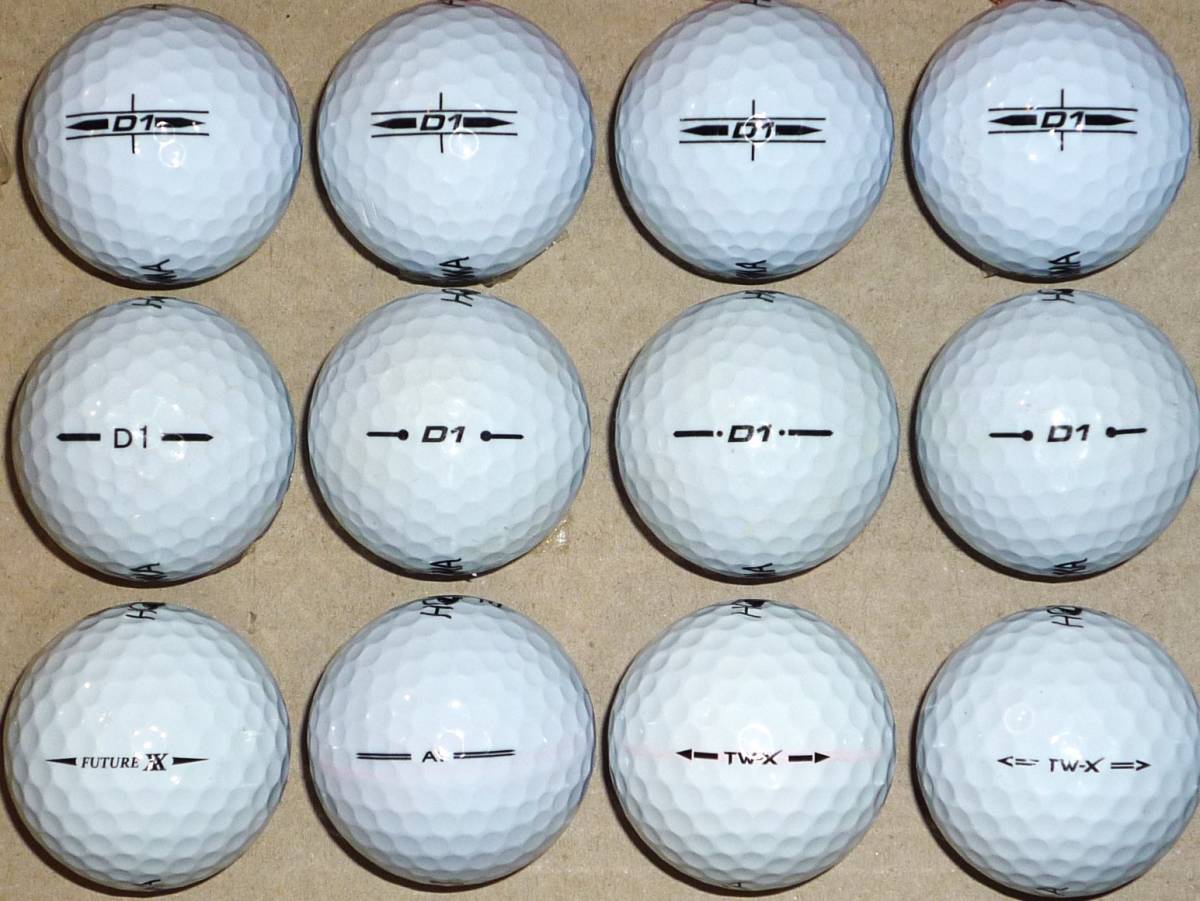 ロストボール HONMA(本間) D1 ホワイトボール 18ケセット (4) サイト内のゴルフボール組合せにて2セット(36個)まで同梱可能_画像5