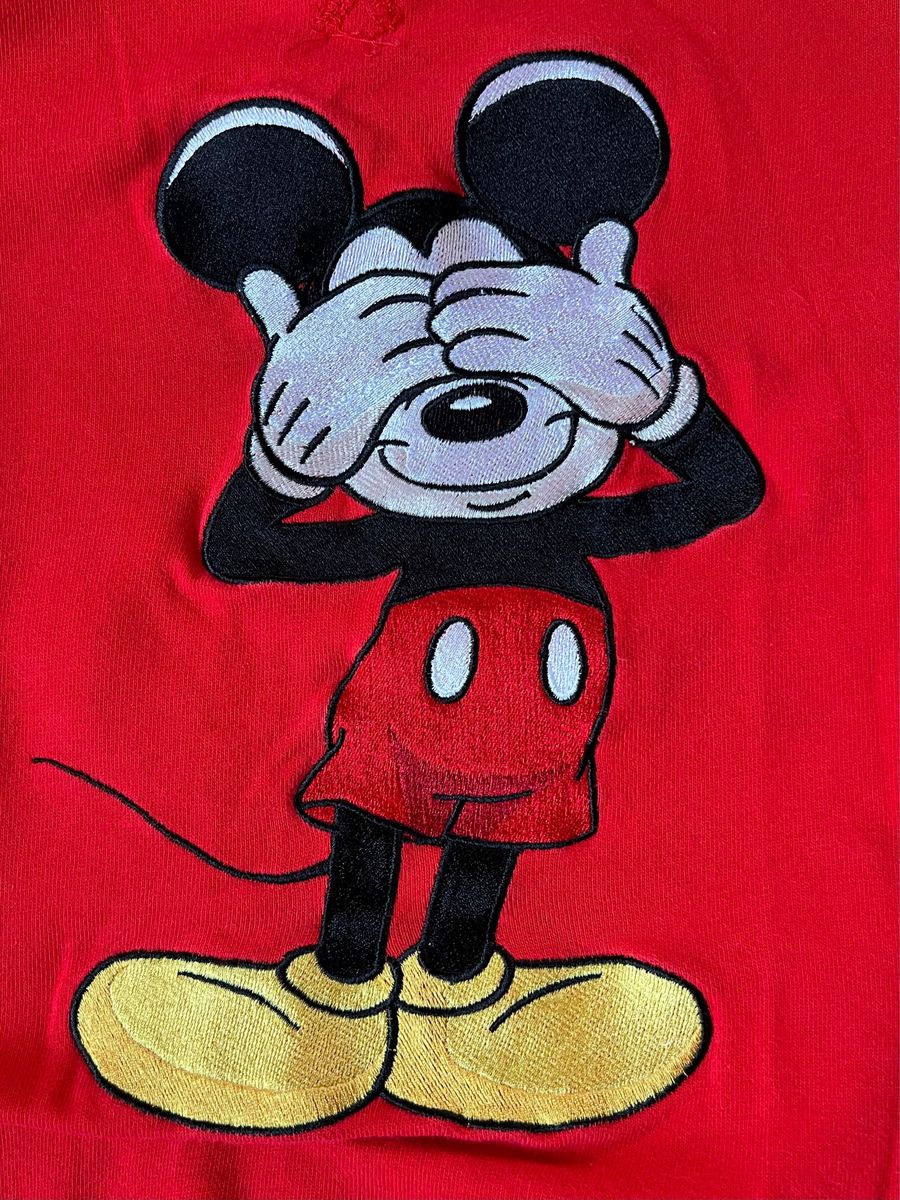 L O G G×H&M×Disney】ミッキー刺繍 目隠しミッキー トレーナー L O G G×H&M×Disney】ミッキー刺繍 目隠しミッキー トレーナー