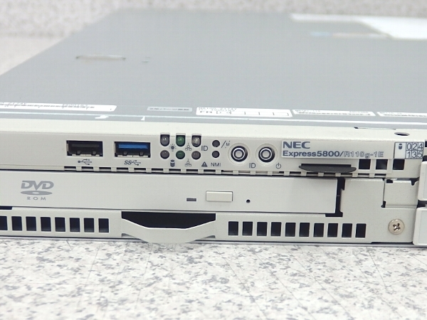 ■○ NEC Express5800/GT110g-1E N8100-2174Y Pentium G3240 3.10GHz/HDD 300GB×3/メモリ 8GB/BIOS起動確認済_画像2