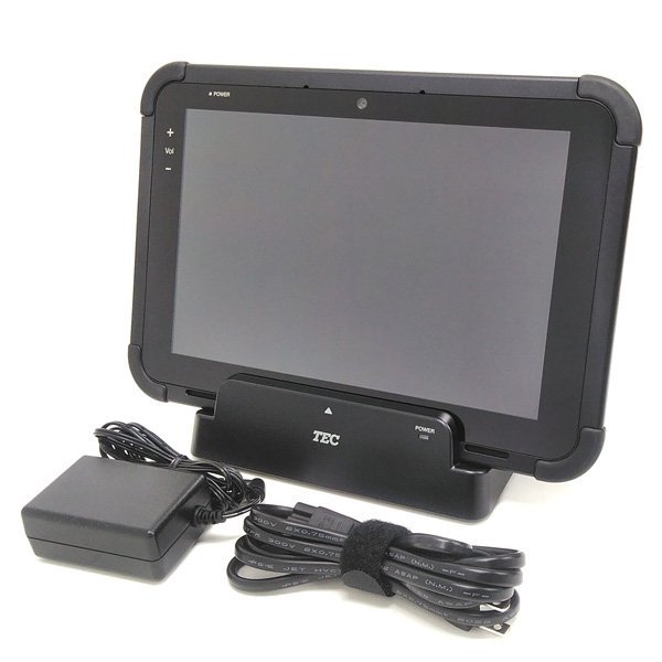 ☆3台入荷 TEC/東芝テック 業務用タブレット端末 TBL-300-01-S 【クレードル付き】【美品】【訳あり】_画像1