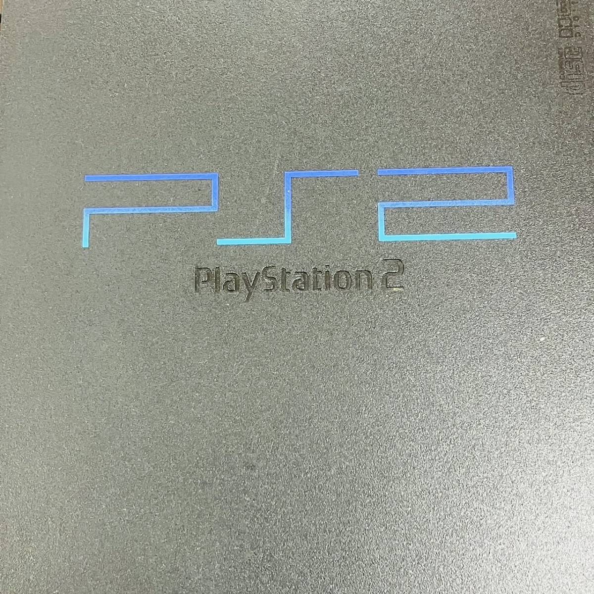 ♯5392★PS2 SONY PlayStation2 テレビゲーム ゲーム機 本体 コントローラー 箱無し 当時物 レトロ アンティーク 動作未確認★現状保管品_画像4