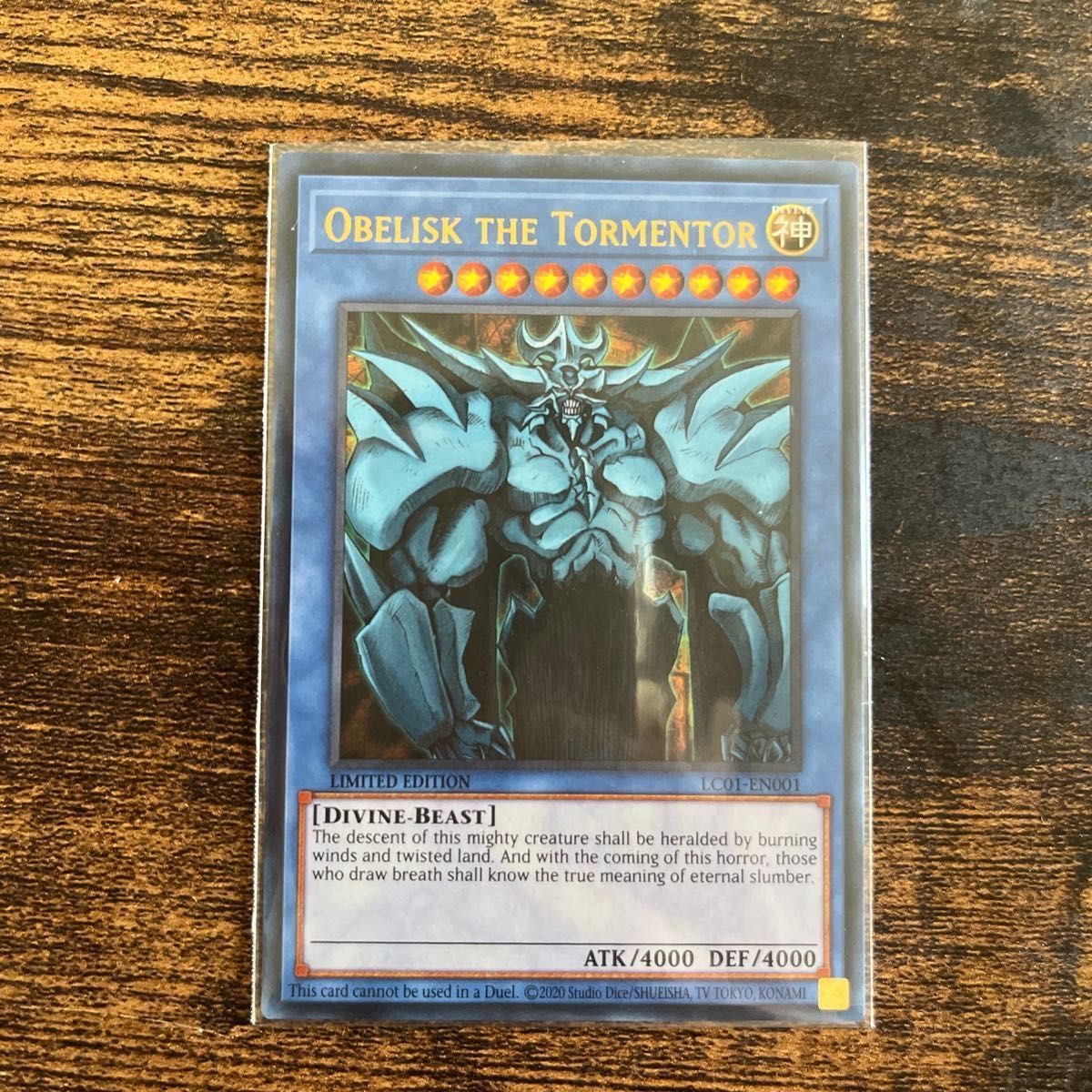 遊戯王 三幻神 神のカード 英語版 オベリスクの巨神兵 オシリスの天空竜 ラーの翼神竜