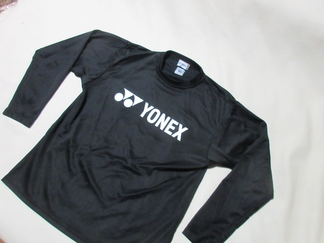 L-650★YONEX(ヨネックス)♪黒色/長袖Tシャツ(M)★_画像2