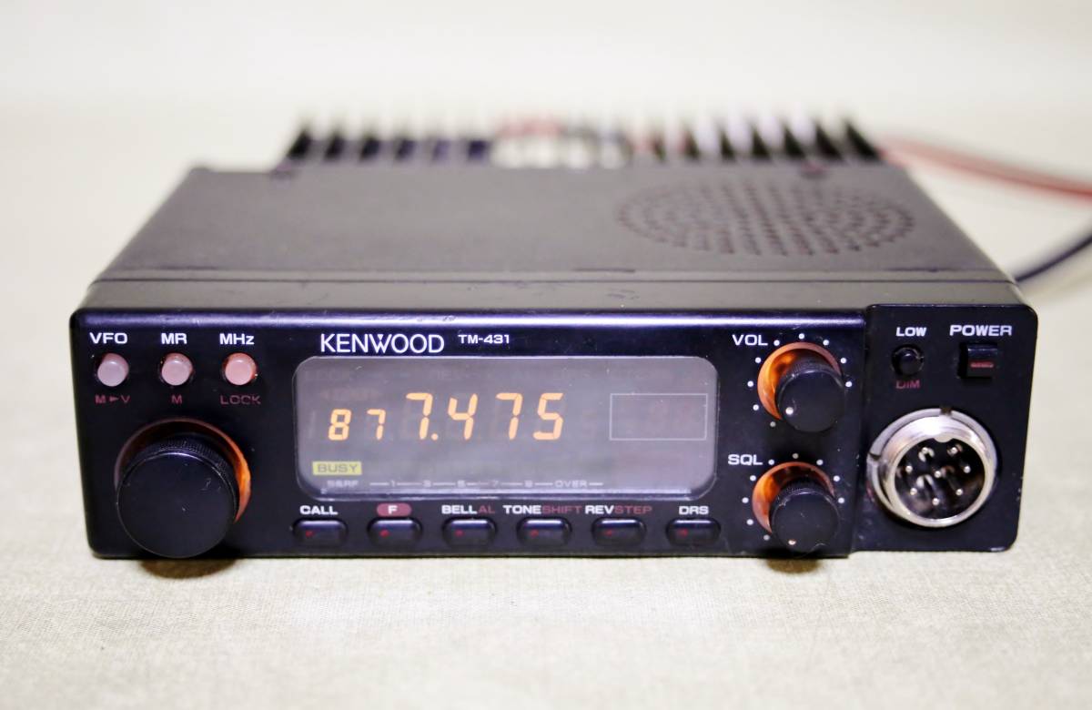 ケンウッド　TM-431S　430MHz　受信改造済み 340～950MHz　無線機_画像1