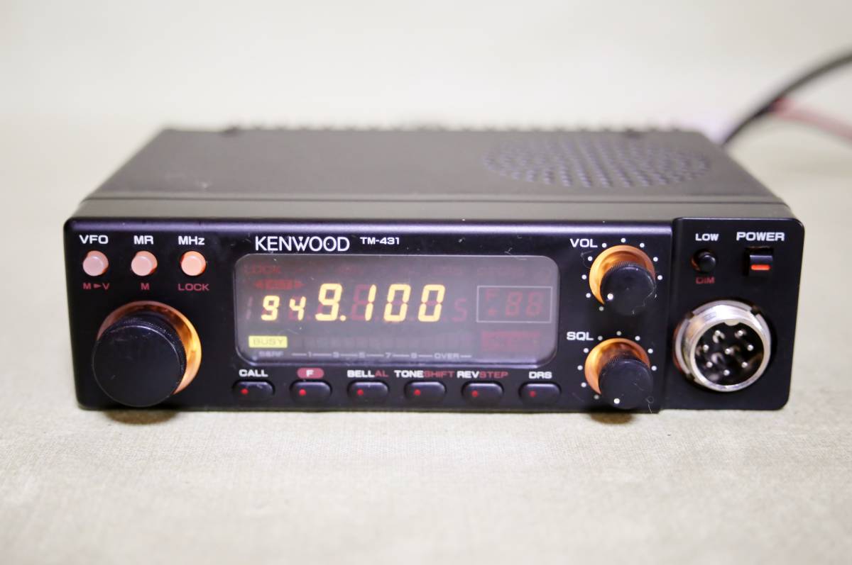 Yahoo!オークション - ケンウッド TM-431 430MHz 受信改造済み Yahoo!オークション - ケンウッド TM-431 430MHz 受信改造済み