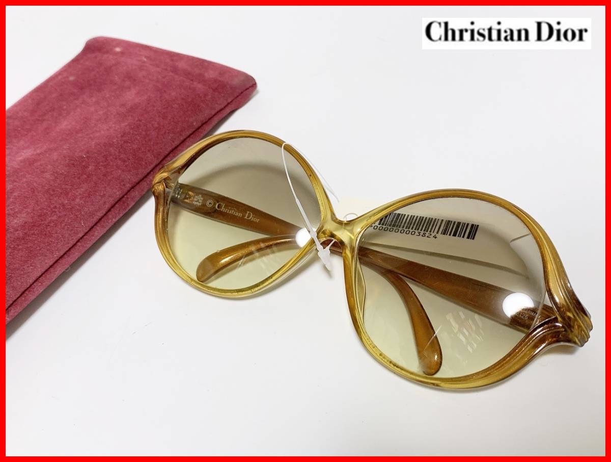 新発売の 保存袋付 サングラス クリスチャンディオール Dior Christian