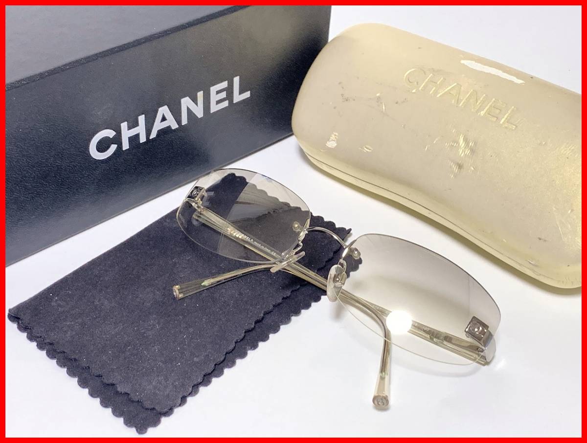 うまく売れる 即決 CHANEL シャネル サングラス 箱・ケース付