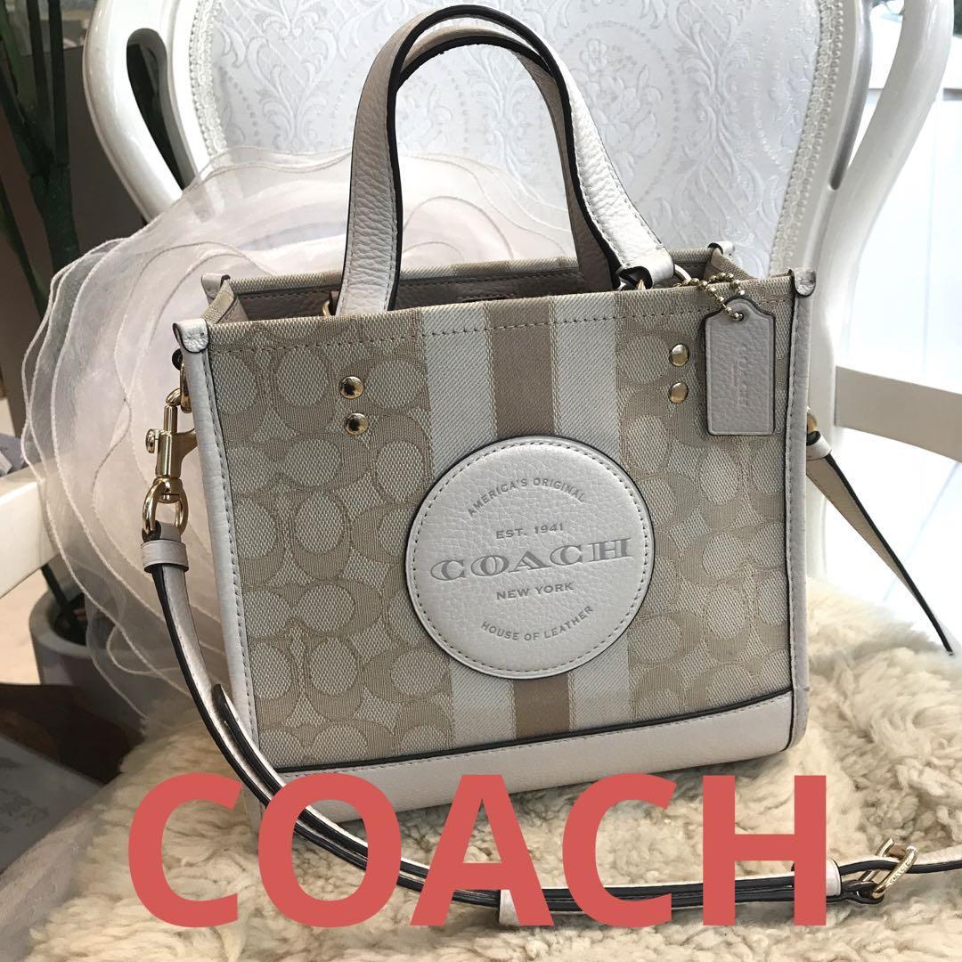 美品 COACH デンプシー・トート22 2wayバッグ シグネチャー｜Yahoo