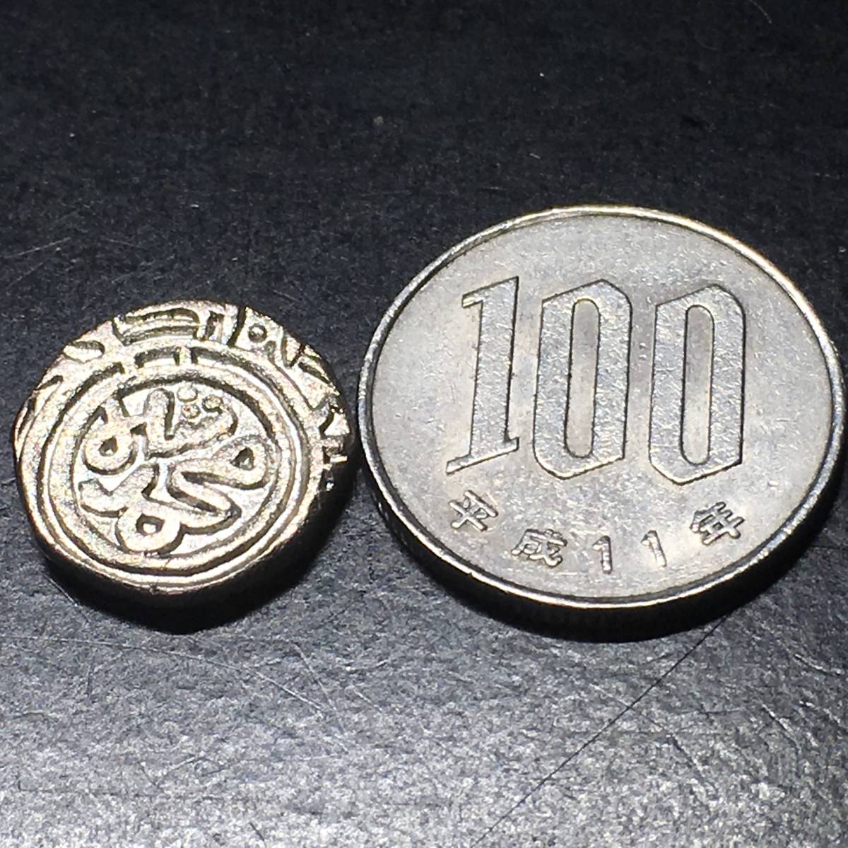 （d）XXX-稀有/印度/ Jital硬幣（比永）**德里 - 蘇丹/ Araudu - DIN - Karuji（1296年至1316年的）2 GANI ** 原文:(D) XXX-レア/ インド / Jitalコイン(Billon)**デリー-スルターン / アラウドゥ-ディン-カルジ (1296-1316’s) 2-GANI.**
