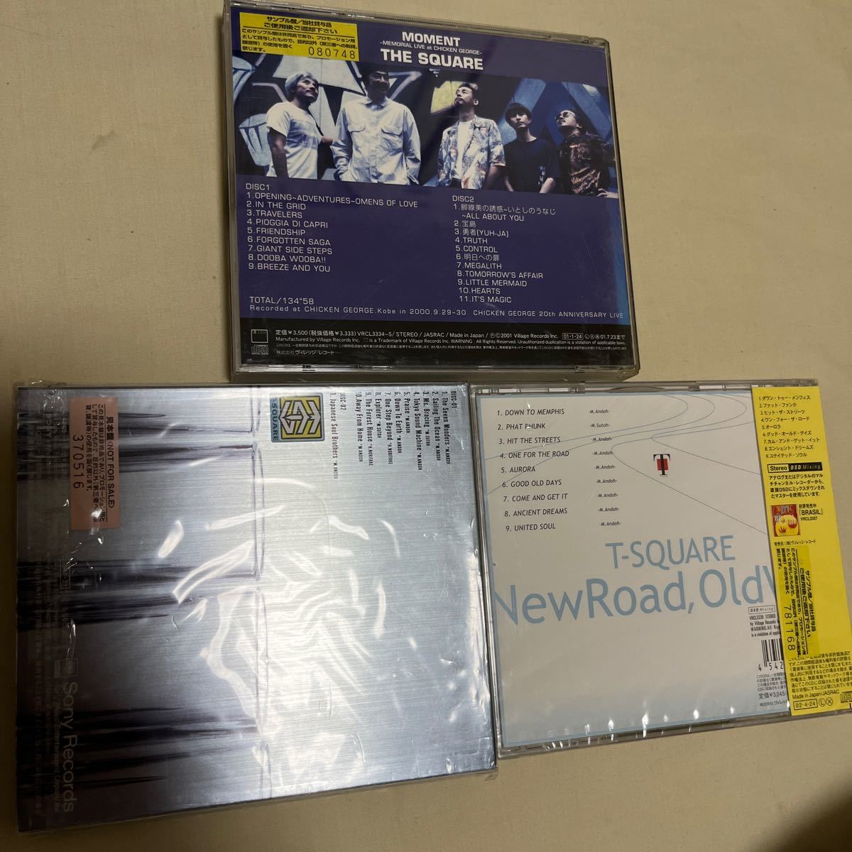 THE SQUARE T-SQUARE CD3枚セット MOMENT/GRAVITY/NewRoad,OldWay_画像2