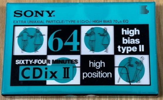 未開封【64分/カセットテープ】SONY/ハイポジション■CDixⅡ/high position/high bias typeⅡ_画像1