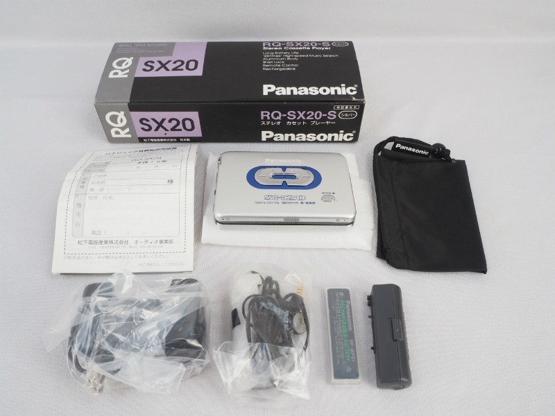 1N231115　Panasonic RQ-SX20-S シルバー カセットプレイヤー デッドストック品 長期保管/ジャンク_画像3