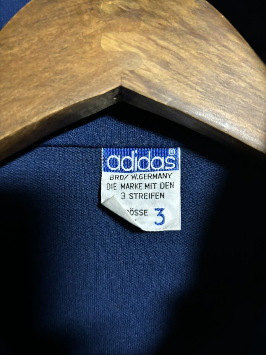 激安スタート adidas アディダス トラックジャケット ジャージ 西ドイツ ビンテージ 70s 80s_画像4