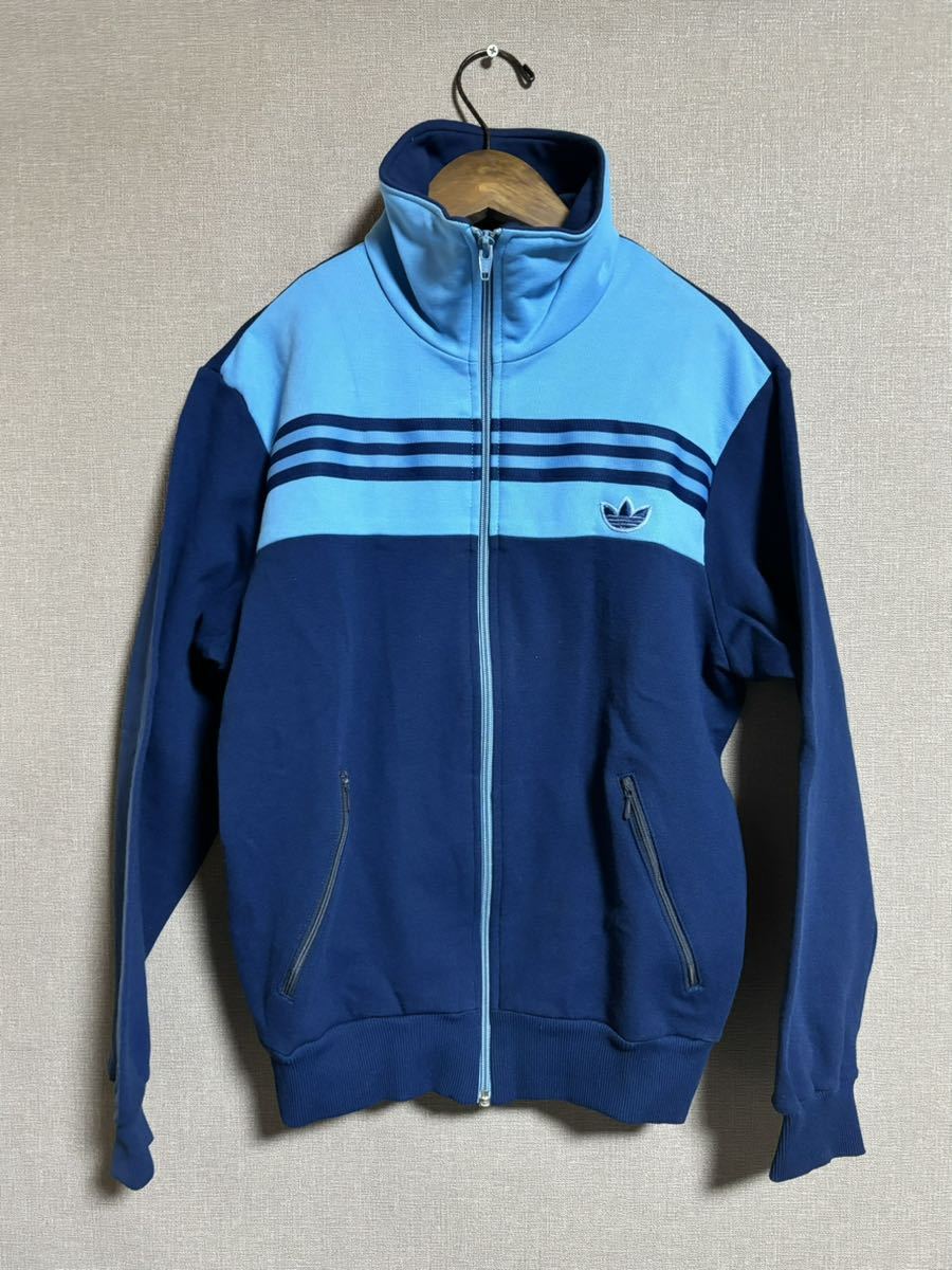 激安スタート adidas アディダス トラックジャケット ジャージ 西ドイツ ビンテージ 70s 80s_画像1