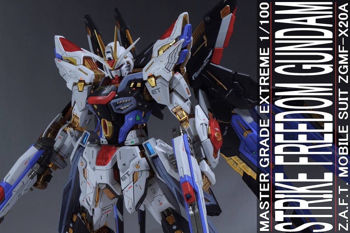 MGEX 1/100 ストライクフリーダムガンダム 改修塗装済み完成品(完成品