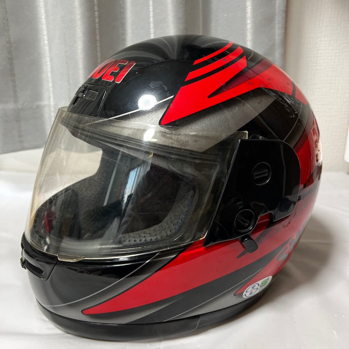 管A231130 b現状品☆★ SHOEI ヘルメット　※傷・汚れ・素材劣化有_画像6