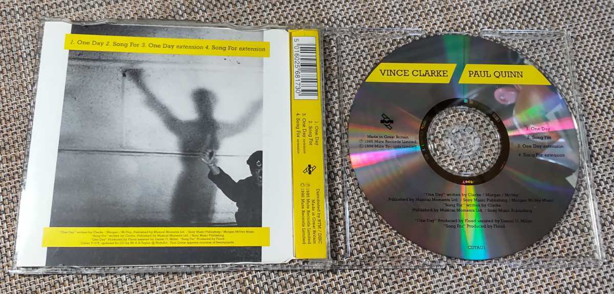 ♪VINCE CLARKE/PAUL QUINN【ONE DAY】CD♪CDTAG1/ポール・クイン_画像2