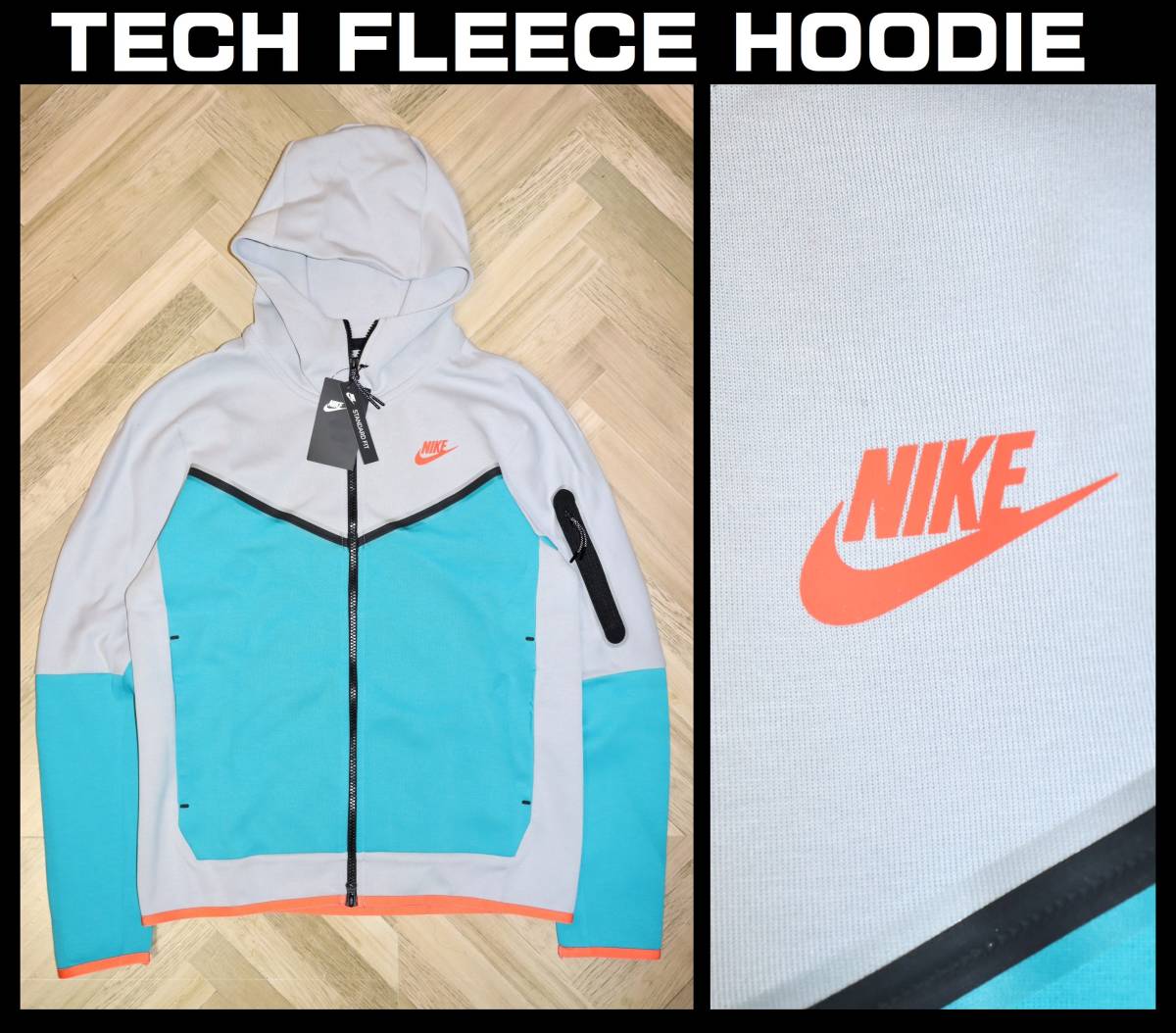 送料無料 特価即決【未使用】 NIKE TECH FLEECE HOODIE (Mサイズ 送料無料 特価即決【未使用】 NIKE TECH FLEECE HOODIE (Mサイズ