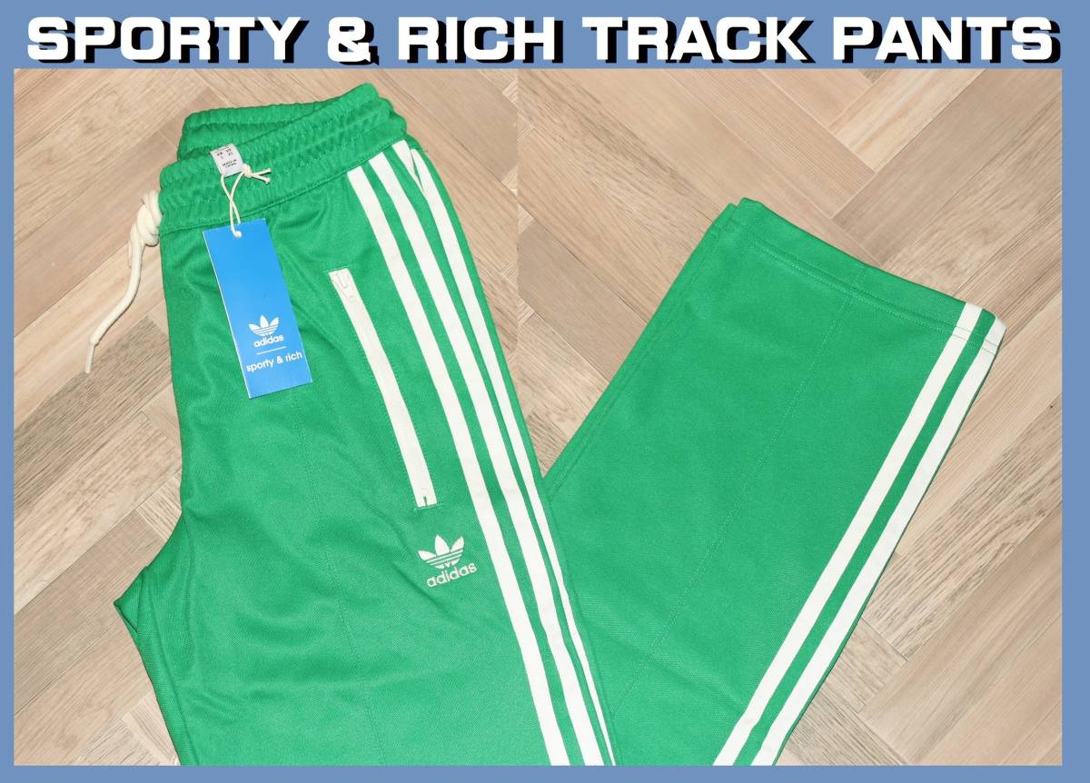 送料無料 即決 【未使用】 adidas Originals ★ SPORTY & RICH TRACK PANTS (3XLサイズ) ★ アディダス スポーティ&リッチ IB2154 パンツ