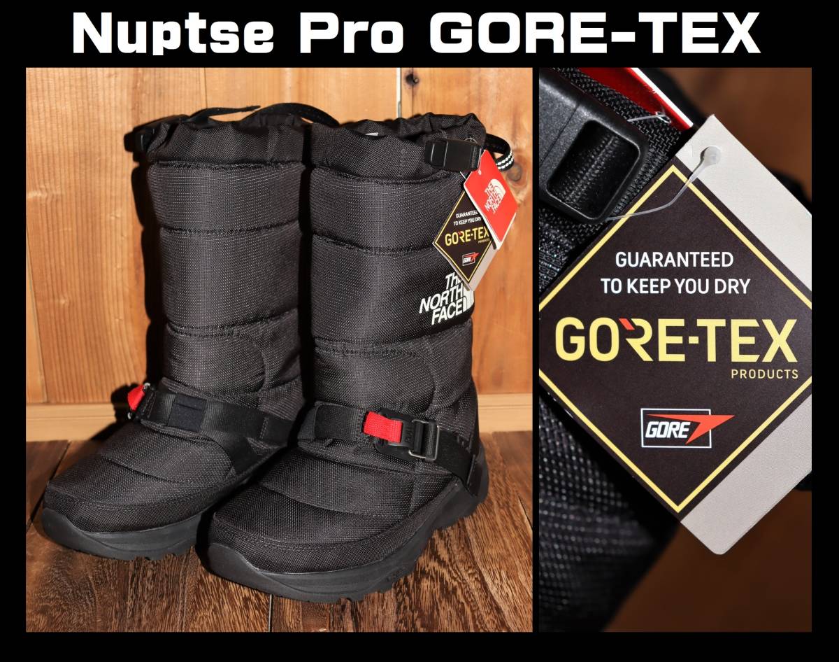 быстрое решение [ не использовался ] THE NORTH FACE * Nuptse Pro GORE-TEX (US7/25cm) * North Face npsi Pro Gore-Tex обычная цена 3 десять тысяч 800 иен NF51970