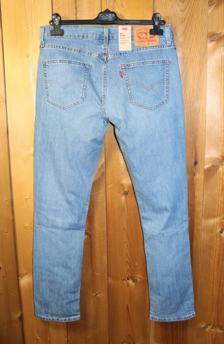 送料無料 特価即決 【未使用】 LEVI'S ★ 511TM SLIM COOL ストレッチ デニム (W36/L32) ★ リーバイス ストレッチ 速乾 04511-5158 ②